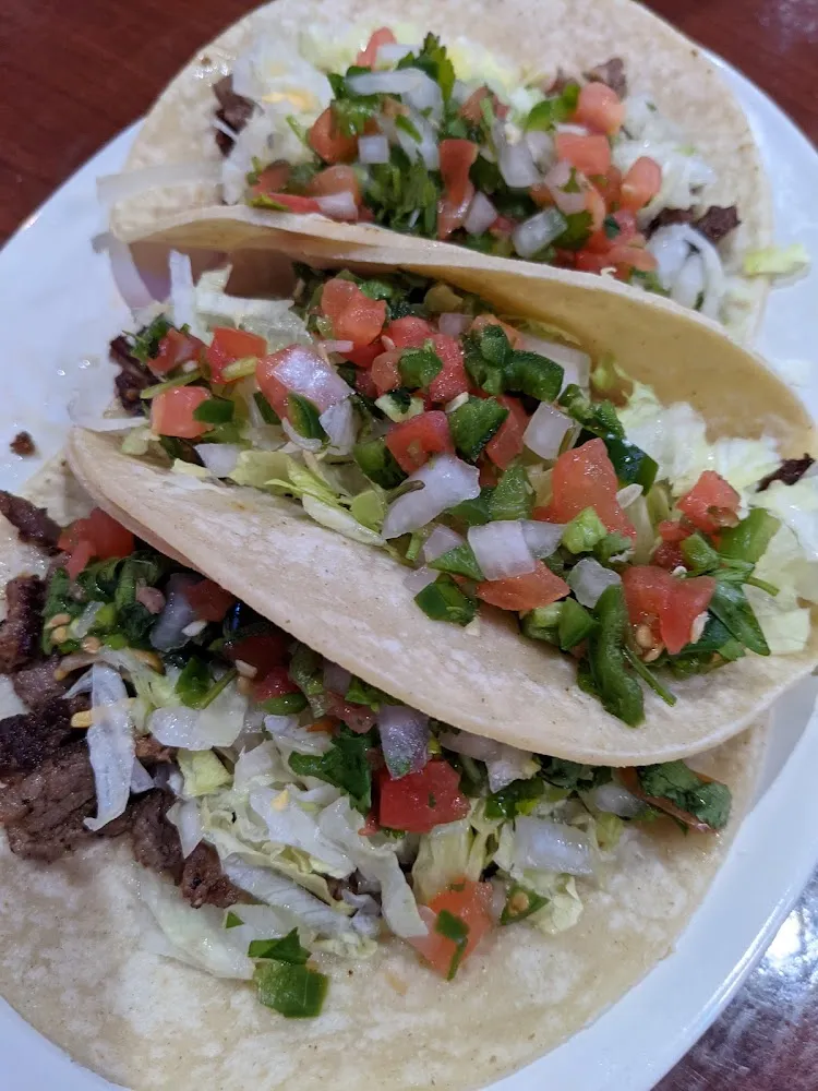Carne Asada Tacos Con Pico De Gallo